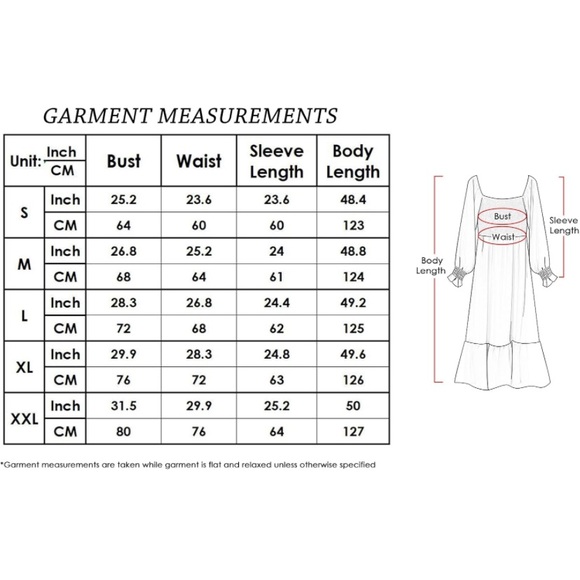 Blue Anna-Kaci Long Sleeve Square Neck Dress Size Small - Picture 11 of 11